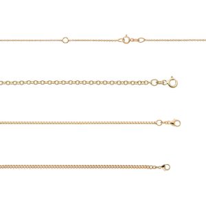 Kedjemodeller i 18k guld