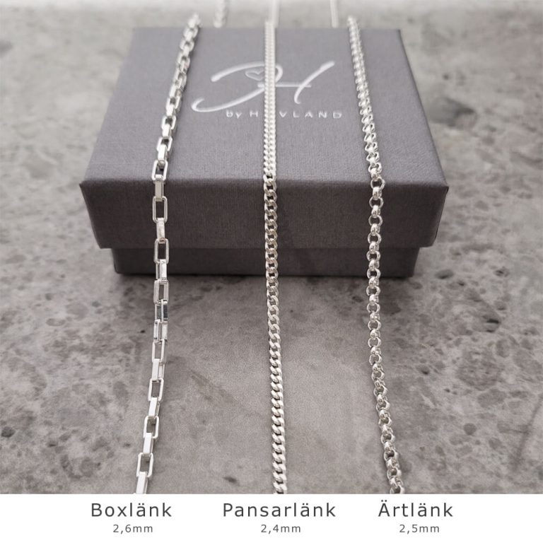 Silverkedjor herrkedjor