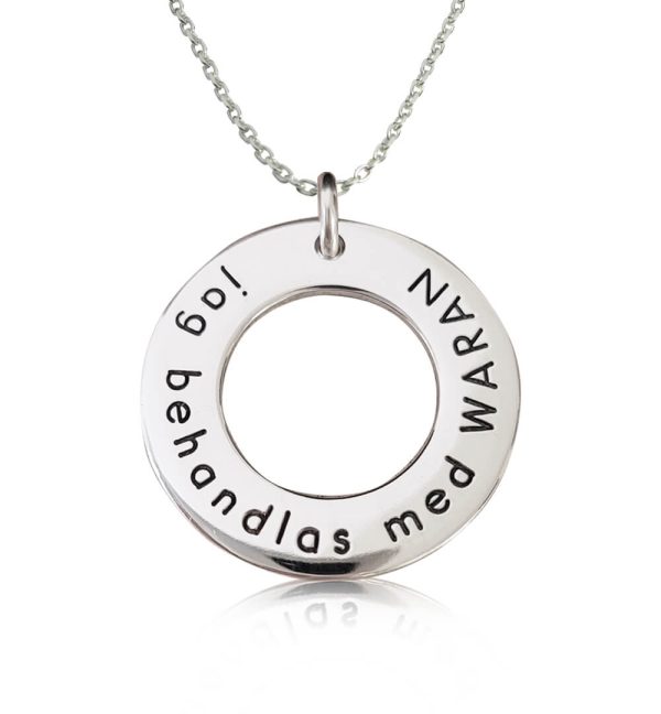 waranhalsband i silver