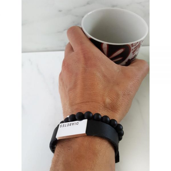 Armband med texten diabetes