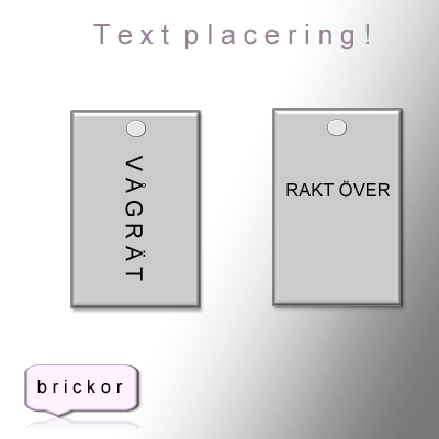 Brickor mall text
