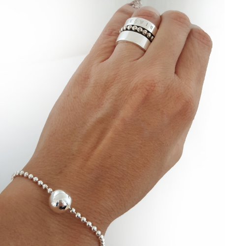 Armband i silver