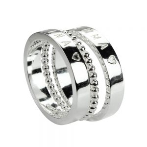 namnringar i silver