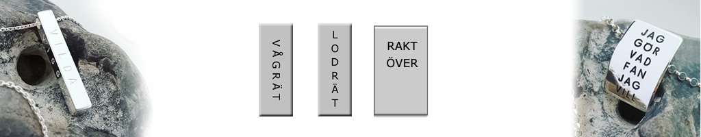 gravyr silversmycken mallar