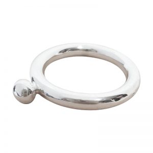 silverring med kula