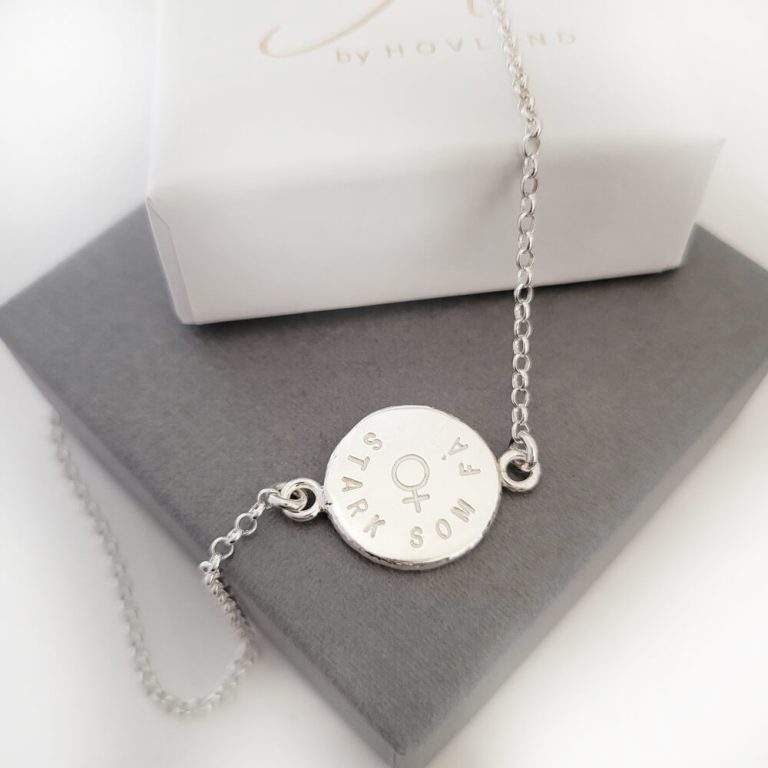 Silverarmband Raw stark som...