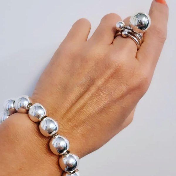 Silverarmband Orb